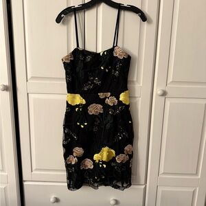 Very fun flowery and sparkly little dress